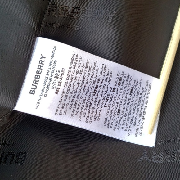 BURBERRY LAMBSKIN TRIM WOOL CASHMERE BLEND TAILORED TRENCH COAT IN CAMEL - Picture 11 of 14